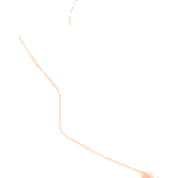 Night-time road noise heatmap for RG30 4HZ
