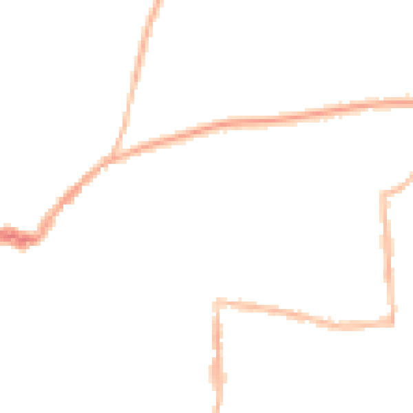 Night-time road noise heatmap for RG4 5AB