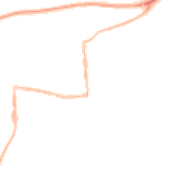 Night-time road noise heatmap for RG4 5AR