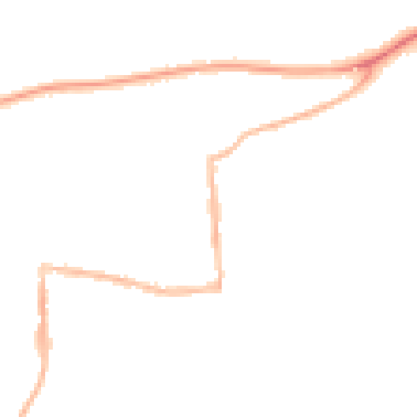 Night-time road noise heatmap for RG4 5AS