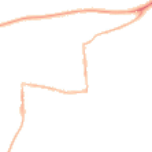 Night-time road noise heatmap for RG4 5AU