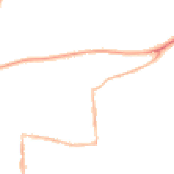 Night-time road noise heatmap for RG4 5AX