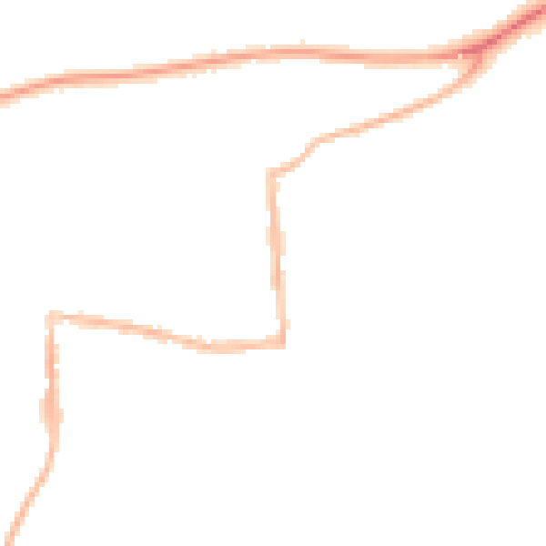Night-time road noise heatmap for RG4 5AY