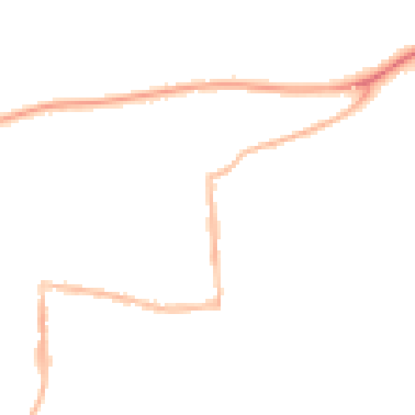 Night-time road noise heatmap for RG4 5BA