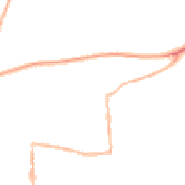 Night-time road noise heatmap for RG4 5BB