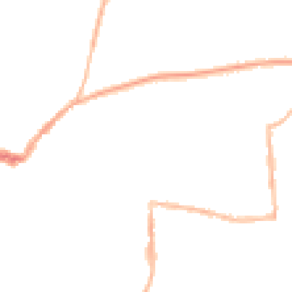 Night-time road noise heatmap for RG4 5DQ