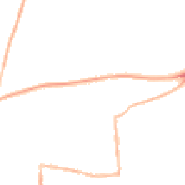Night-time road noise heatmap for RG4 5DT