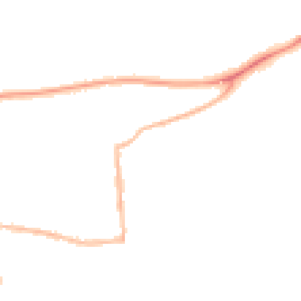 Night-time road noise heatmap for RG4 5LB