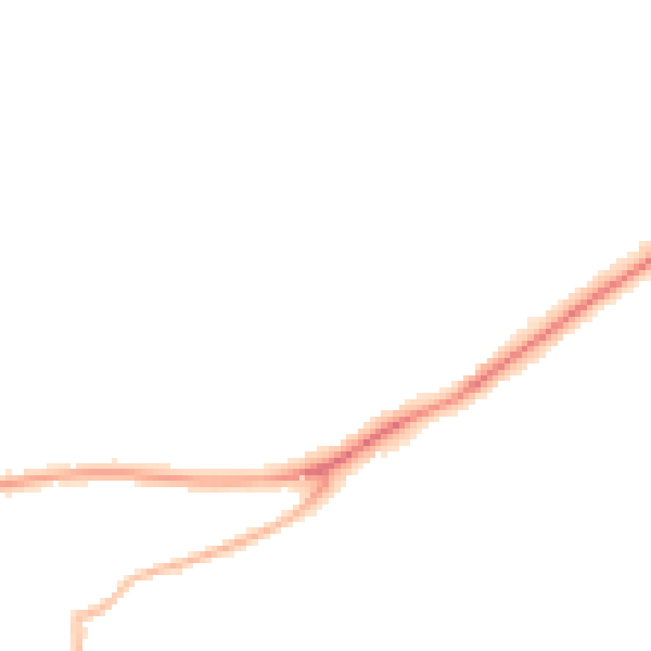 Night-time road noise heatmap for RG4 5LP