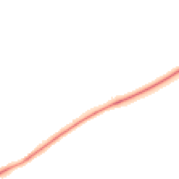 Night-time road noise heatmap for RG4 6NP