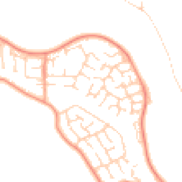 Daytime road noise heatmap for RG4 6RN