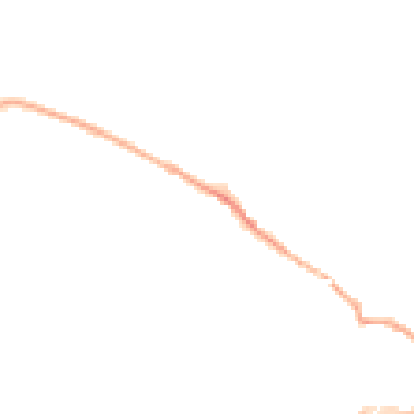 Night-time road noise heatmap for RG4 6TN