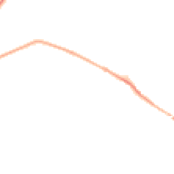 Night-time road noise heatmap for RG4 6TT