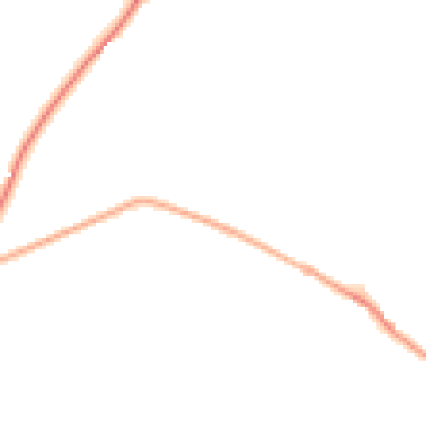 Night-time road noise heatmap for RG4 6TU