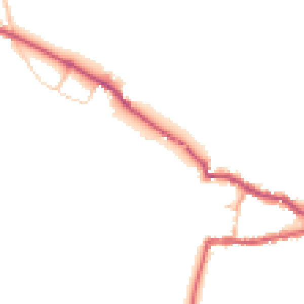 Daytime road noise heatmap for RG4 6TW