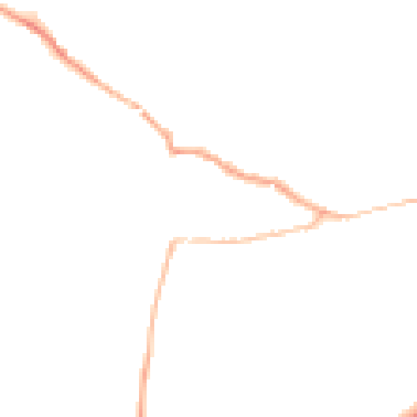 Night-time road noise heatmap for RG4 6UP