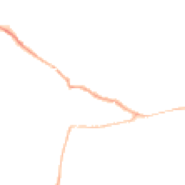 Night-time road noise heatmap for RG4 6UR