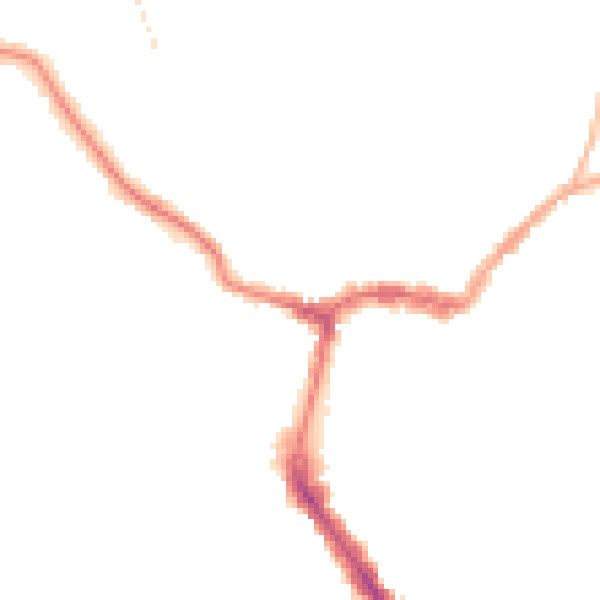 Night-time road noise heatmap for RG4 7AA