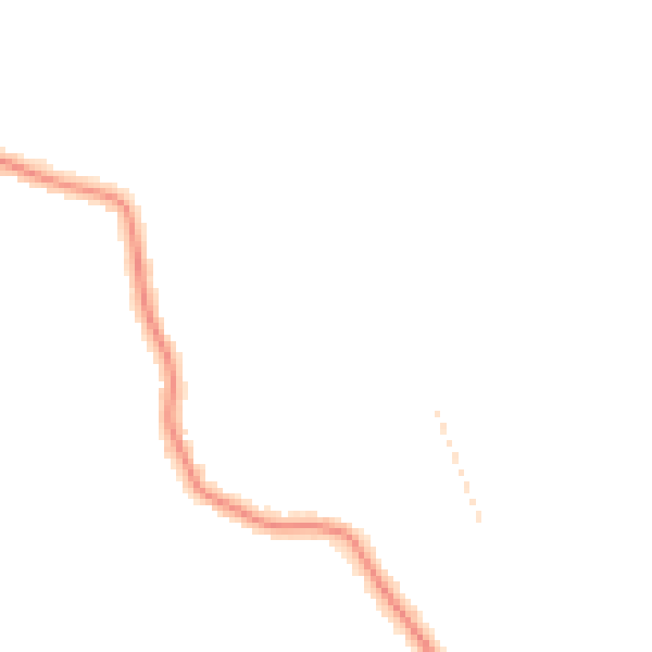 Night-time road noise heatmap for RG4 7BT