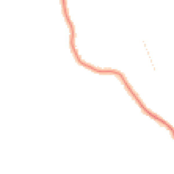 Night-time road noise heatmap for RG4 7DH