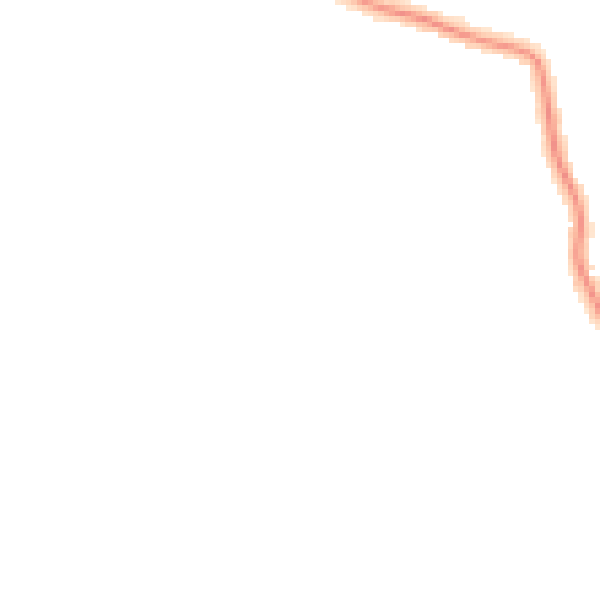 Night-time road noise heatmap for RG4 7DT