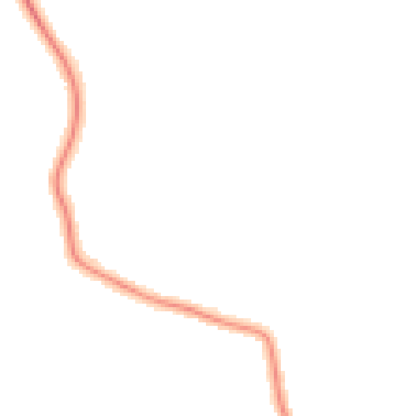 Night-time road noise heatmap for RG4 7HG