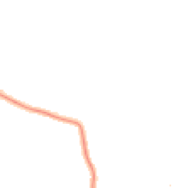 Night-time road noise heatmap for RG4 7HW