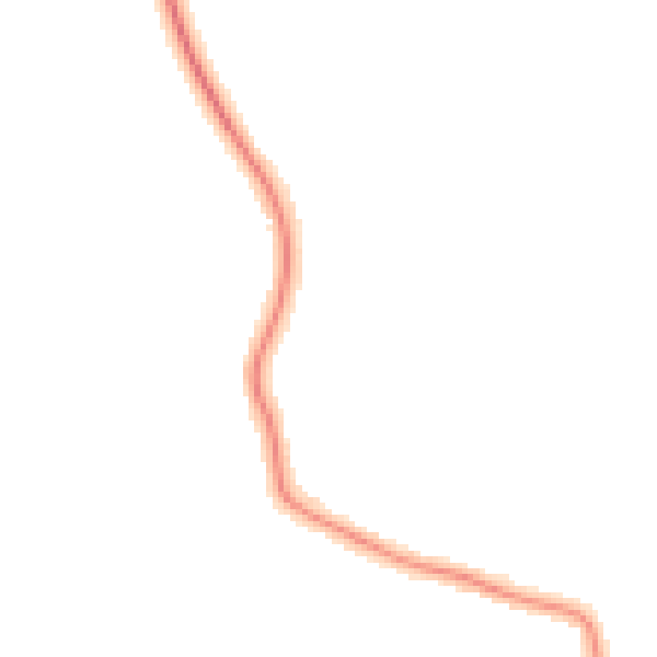 Night-time road noise heatmap for RG4 7JS