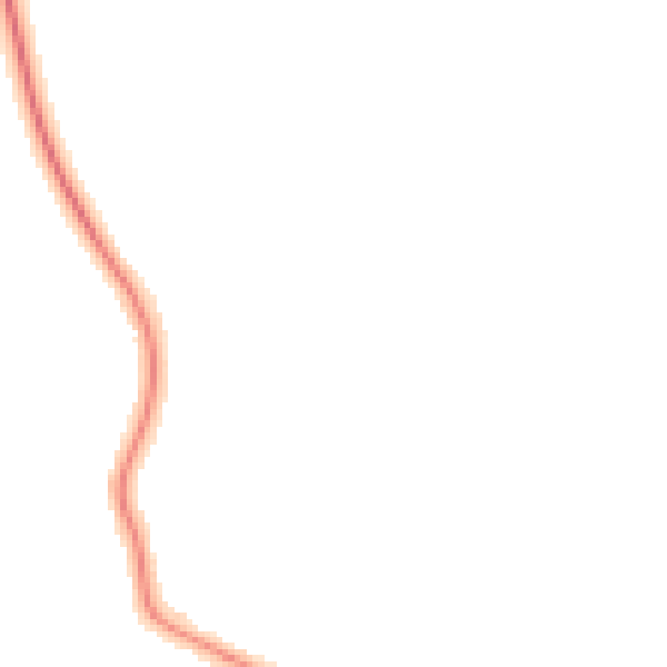 Night-time road noise heatmap for RG4 7NT