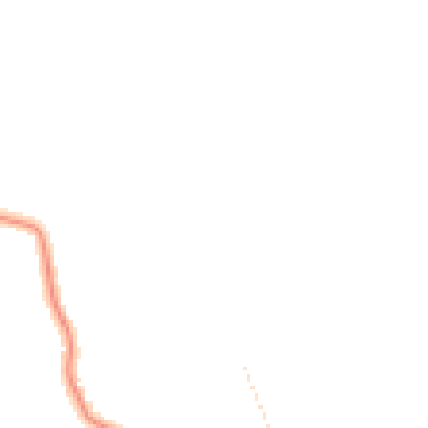 Night-time road noise heatmap for RG4 7NX