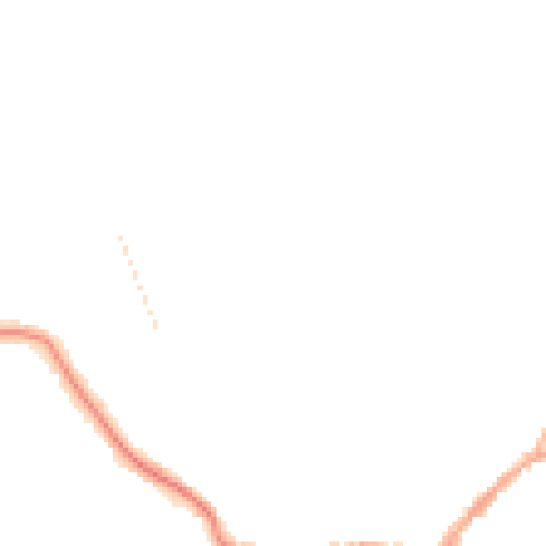 Night-time road noise heatmap for RG4 7RT