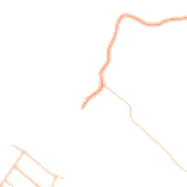 Daytime road noise heatmap for RG4 7TS