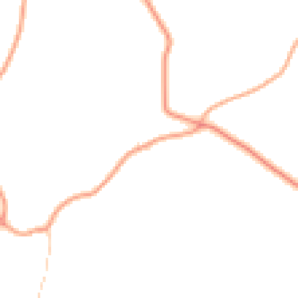 Daytime road noise heatmap for RG4 7UA