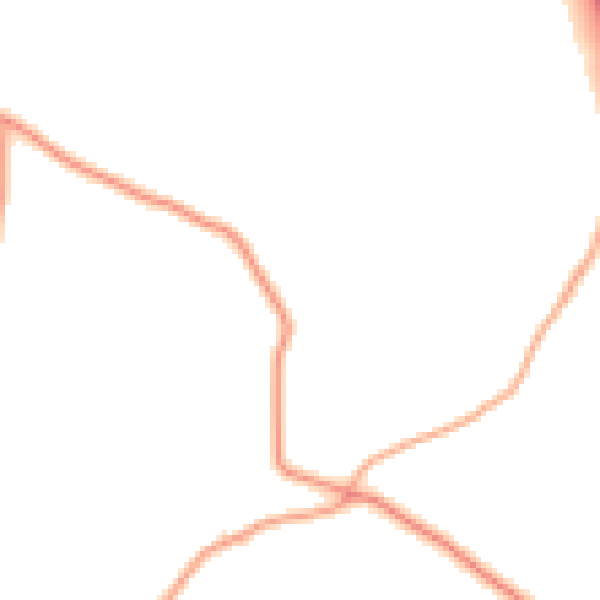 Daytime road noise heatmap for RG4 7UL