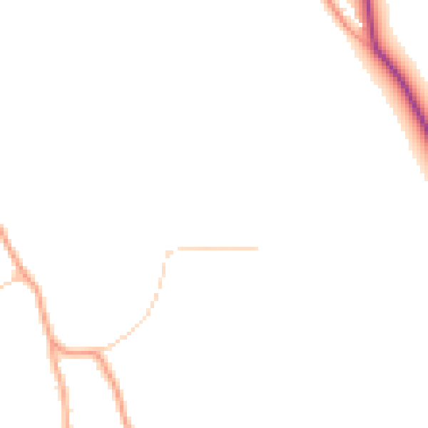 Daytime road noise heatmap for RG4 9AL