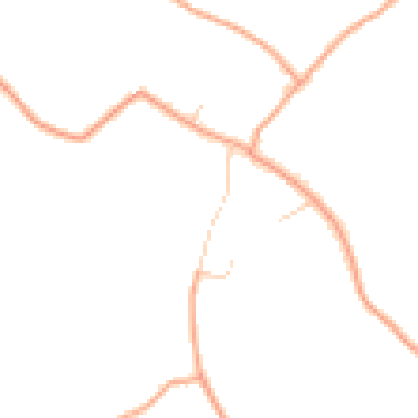 Daytime road noise heatmap for RG4 9AY