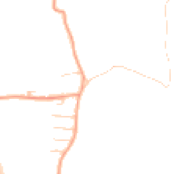 Daytime road noise heatmap for RG4 9EX