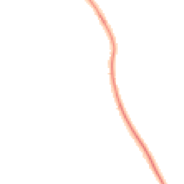 Night-time road noise heatmap for RG4 9ND