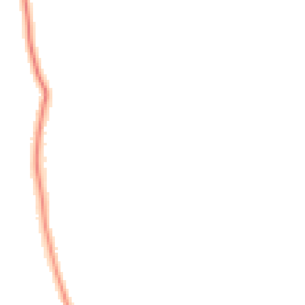 Night-time road noise heatmap for RG4 9PE