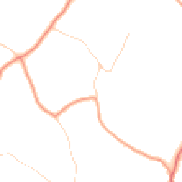 Daytime road noise heatmap for RG4 9PG