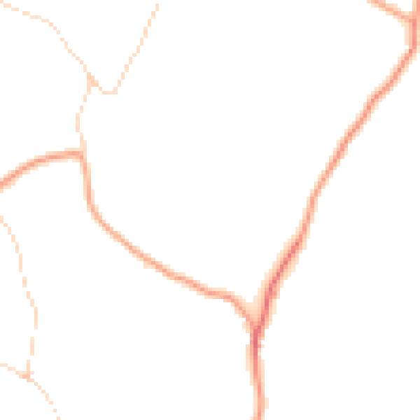 Daytime road noise heatmap for RG4 9PP