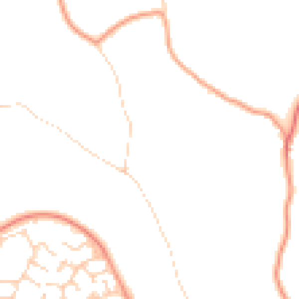 Daytime road noise heatmap for RG4 9PY