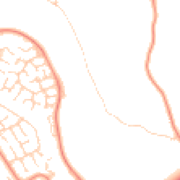 Daytime road noise heatmap for RG4 9QA
