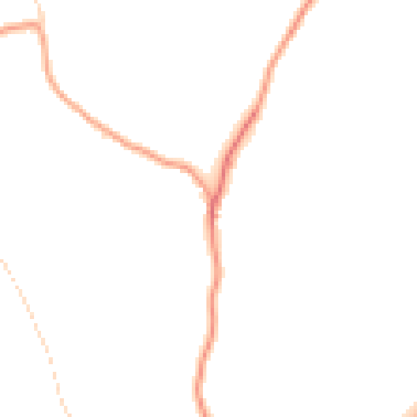 Daytime road noise heatmap for RG4 9QE