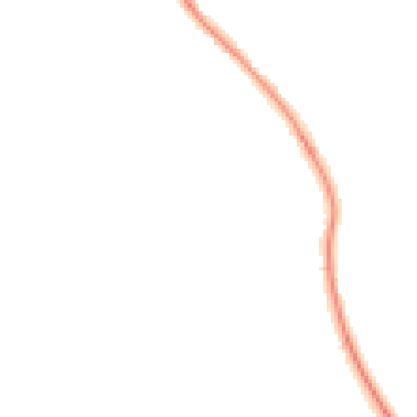 Night-time road noise heatmap for RG4 9SQ