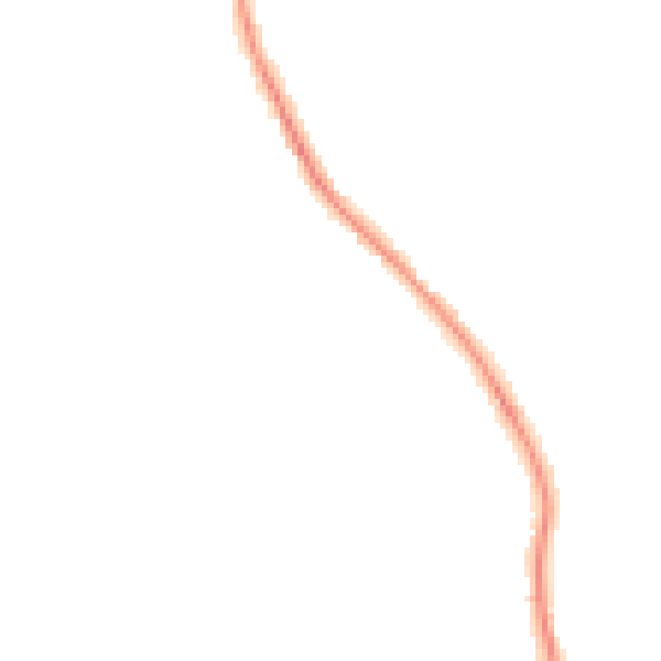 Night-time road noise heatmap for RG4 9TF