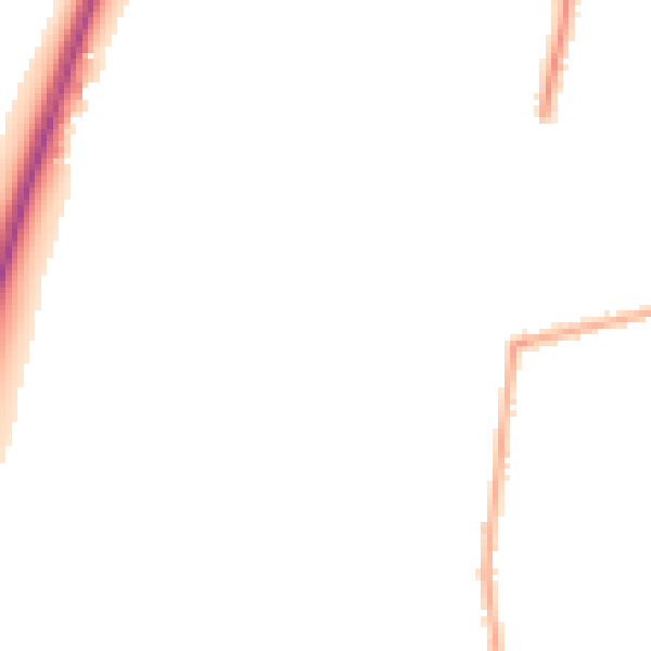 Night-time road noise heatmap for RG7 1AH
