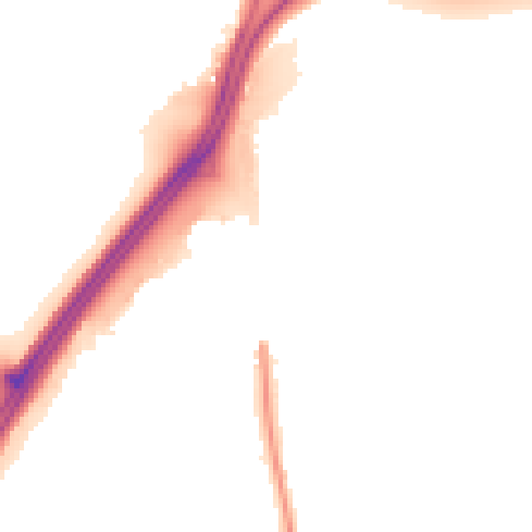 Night-time road noise heatmap for RG7 1AT