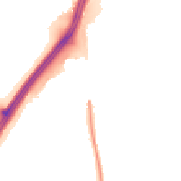 Night-time road noise heatmap for RG7 1AU