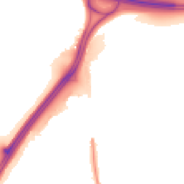 Night-time road noise heatmap for RG7 1AY